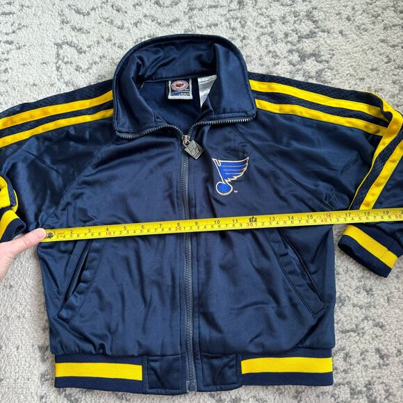 Youth NHL St Louis Blues Track Jacket Small (8) - Picture 6 of 6